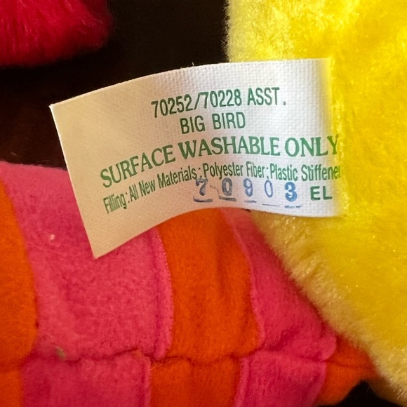 Vintage Tickle Me Elmo ‘95 and ‘96 Big Bird - Picture 6 of 6